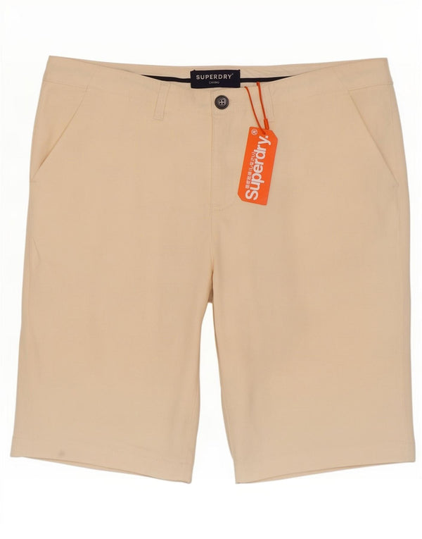 Damskie spodenki Chino Superdry UK 14, duże W34, beżowa bawełna