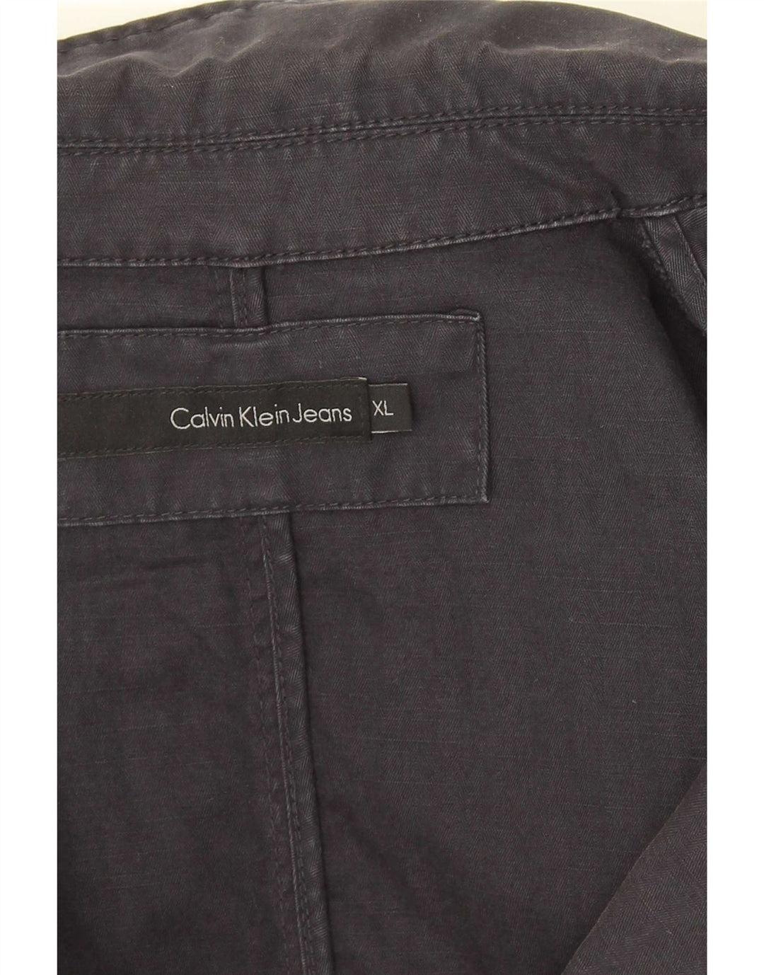 Męska marynarka zapinana na 1 guzik Calvin Klein UK 42 XL, granatowa