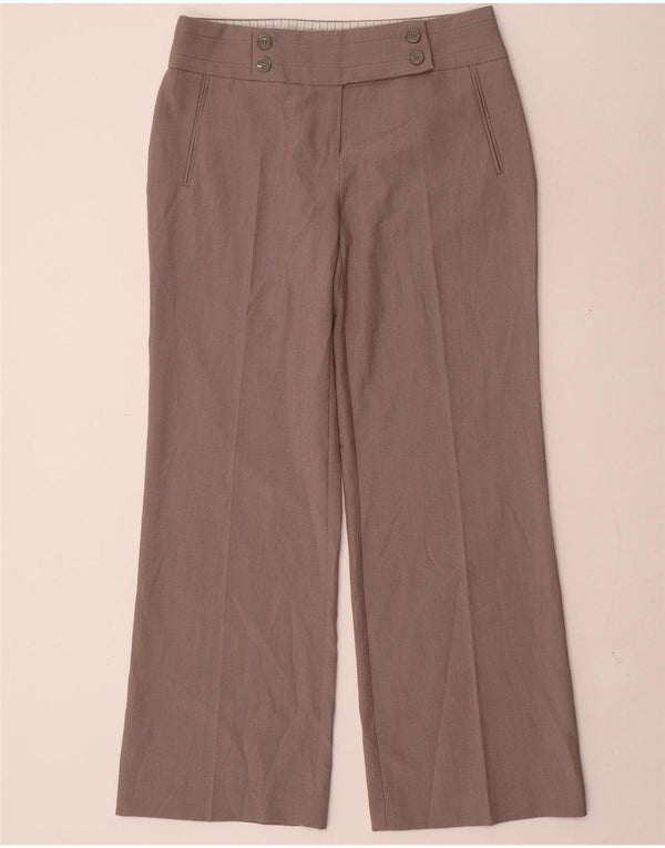 Marks & Spencer Damskie spodnie codzienne z szerokimi nogawkami UK 12 Medium W30 L31 Szare
