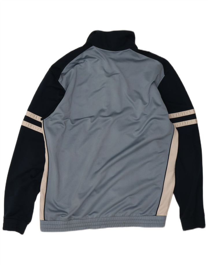 Męska kurtka dresowa Diadora UK 44 XL Niebieski poliester z blokami kolorów