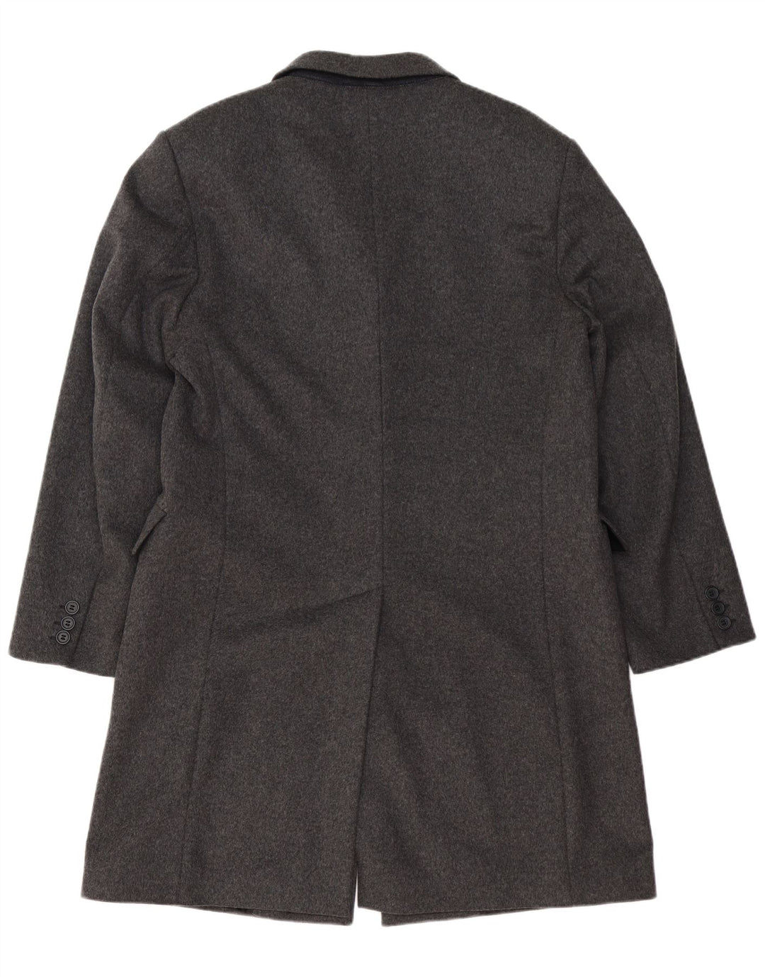 Płaszcz męski BENETTON IT 52 XL, szara wełna