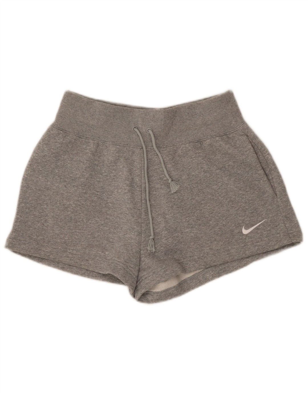 Damskie spodenki sportowe NIKE UK 10 małe, szare, bawełniane