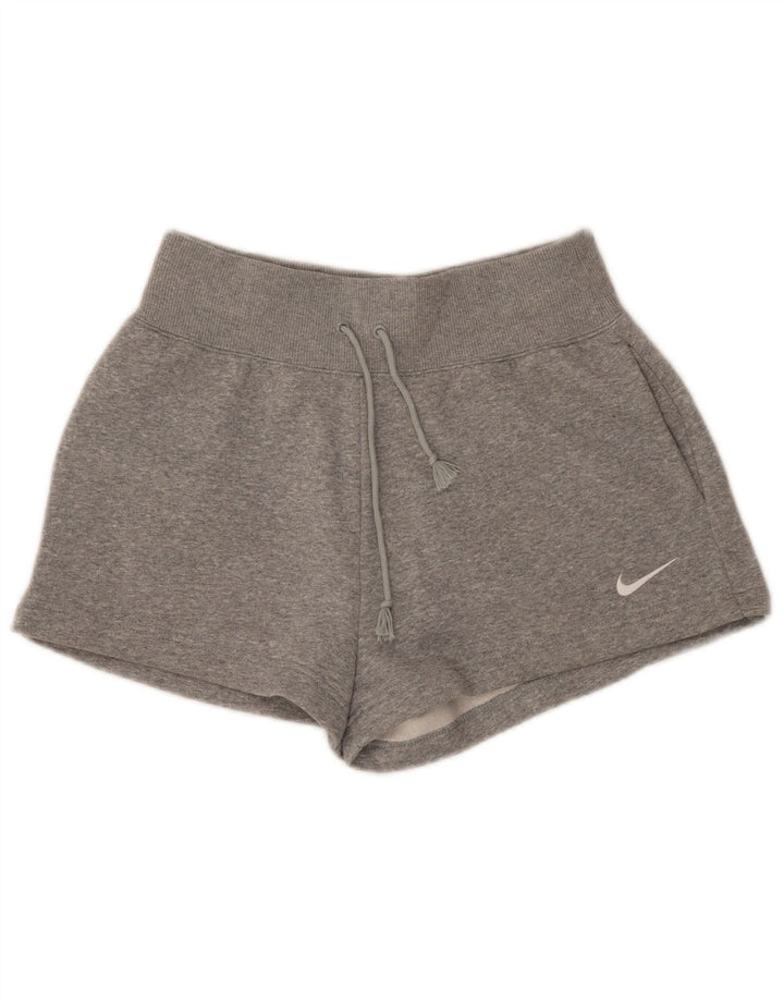 Damskie spodenki sportowe NIKE UK 10 małe, szare, bawełniane