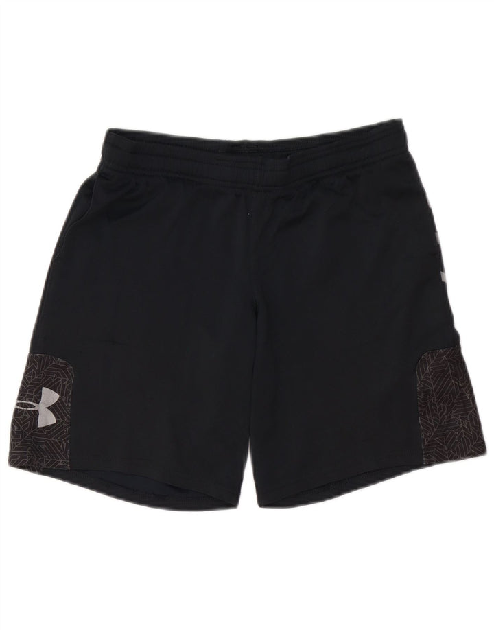 Chłopięce spodenki sportowe UNDER ARMOUR 9-10 lat, średni czarny poliester