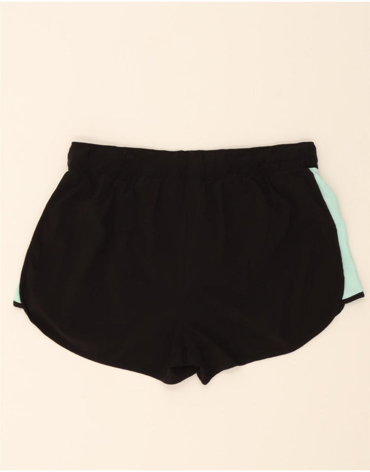 FILA Womens Sport Shorts UK 14 Large Black Colourblock Polyester Vintage Fila and Second-Hand Fila from Messina Hembry 