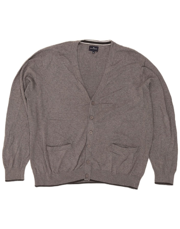 Niebieski sweter męski Marks & Spencer Harbour, 2XL, szary, bawełniany w plamki