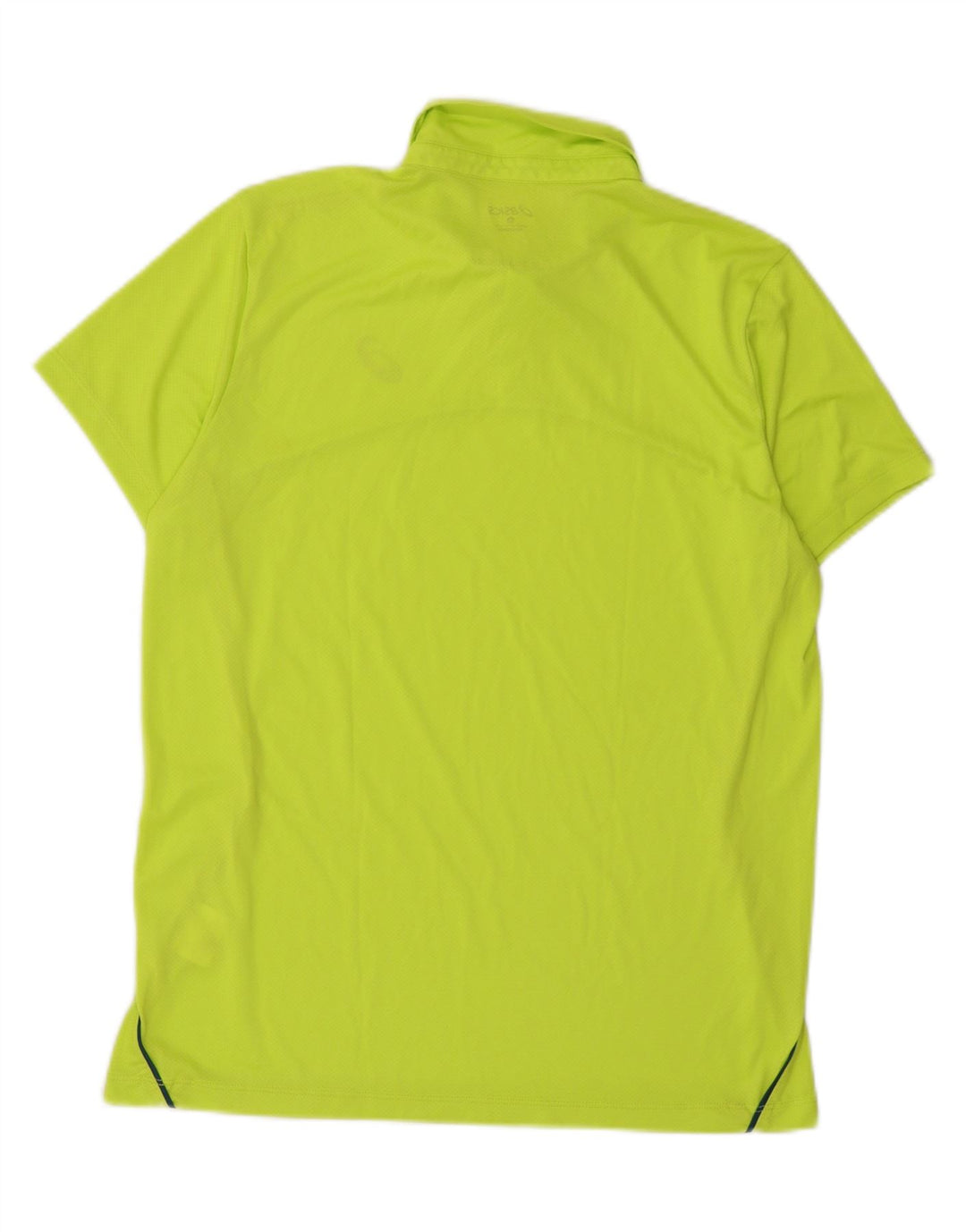 Męska koszulka polo Asics, średnia żółta sportowa