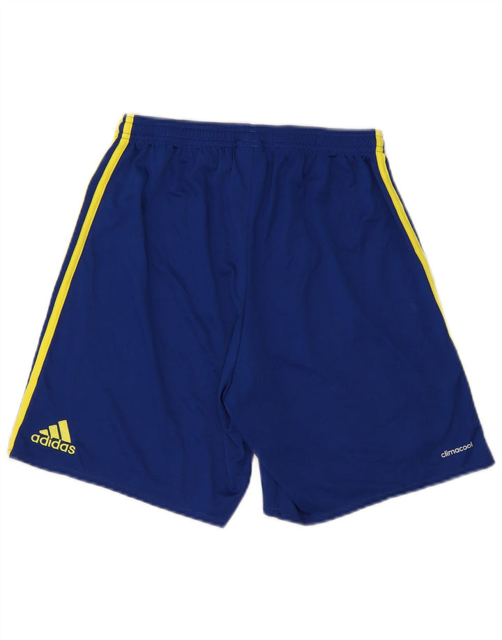 Męskie spodenki sportowe Adidas Climacool, małe, niebieskie, poliestrowe