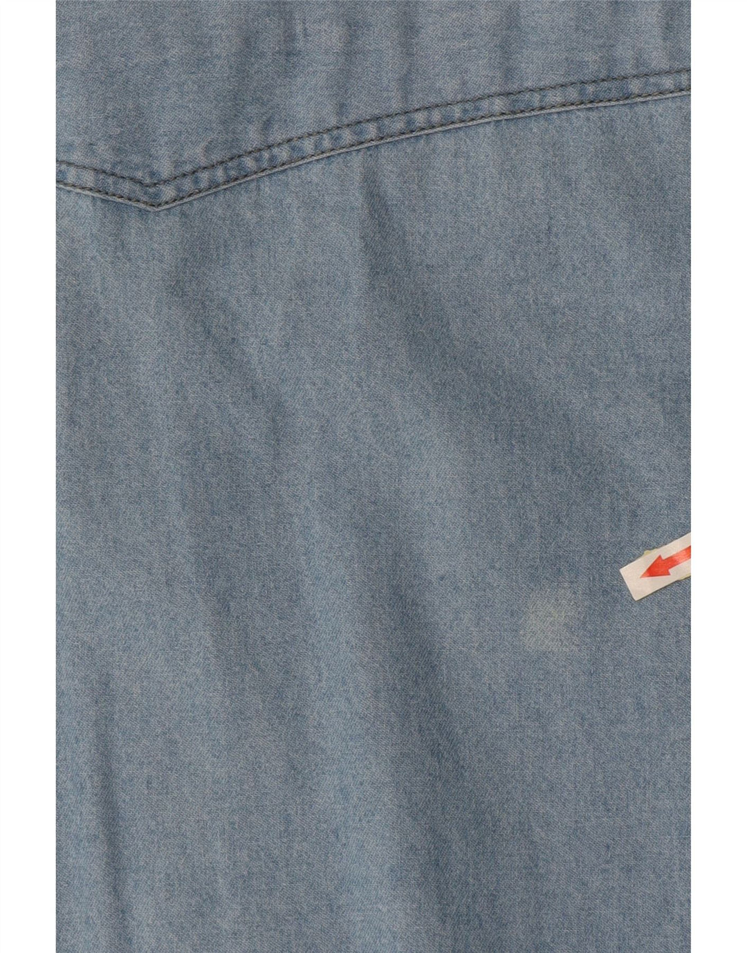 Męska koszula dżinsowa z krótkim rękawem ARIZONA, duża niebieska