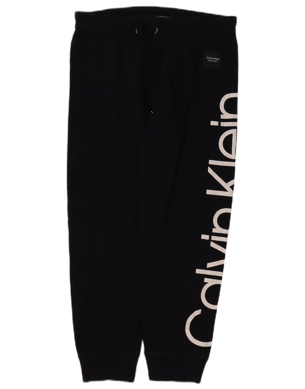 Damskie spodnie dresowe CALVIN KLEIN Graphic Joggers UK 14 Medium Black