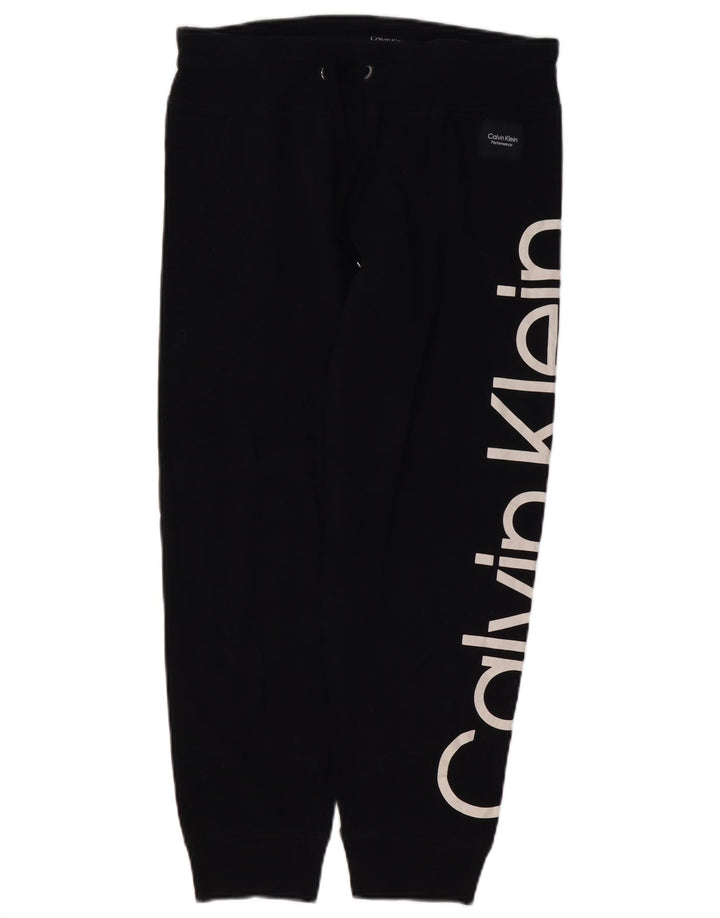 Damskie spodnie dresowe CALVIN KLEIN Graphic Joggers UK 14 Medium Black