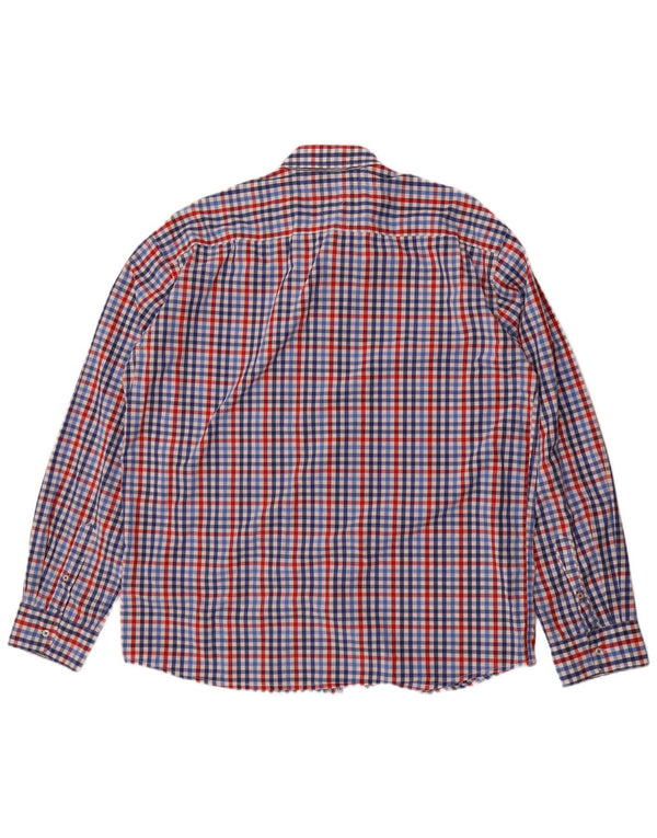 Męska koszula w stylu vintage Tommy Hilfiger 2XL, wielobarwna bawełniana kratka