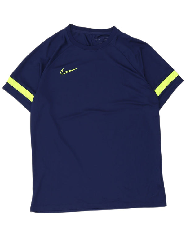Męski T-shirt Nike Dri Fit Top XL, granatowy, kolorowy poliester