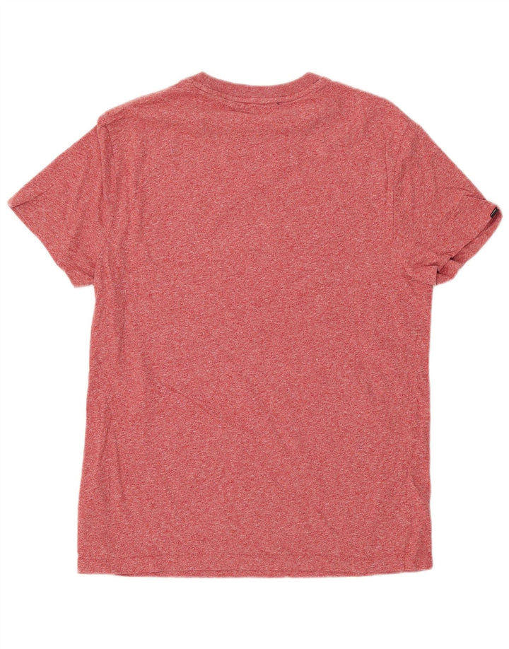 T-shirt męski Superdry XL, bawełniany w czerwone plamki