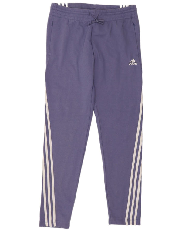 Damskie spodnie dresowe Adidas Joggers UK 4-6 XS Fioletowa bawełna