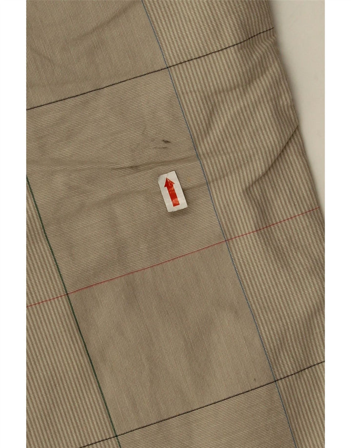 Męskie spodenki Chino Converse Small W28 w beżową kratę, bawełniane