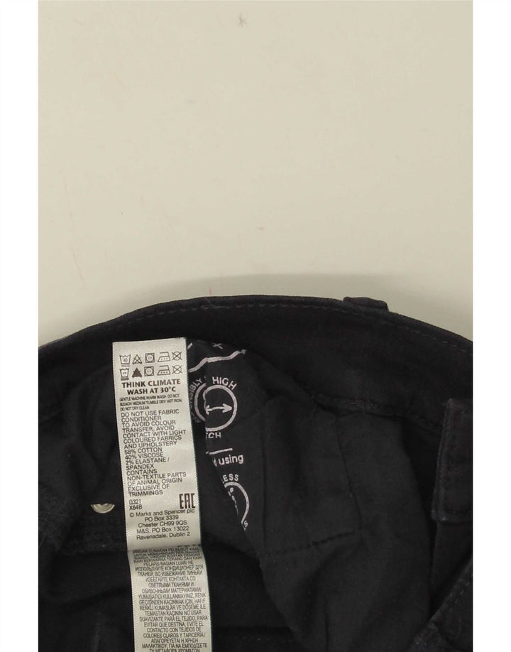 Marks & Spencer Damskie jeansy slim W36 L29 Granatowe, bawełniane