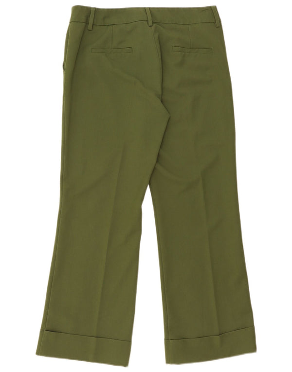Marella Damskie spodnie chino EMME Bootcut UK 12 Medium W32 L28 Khaki