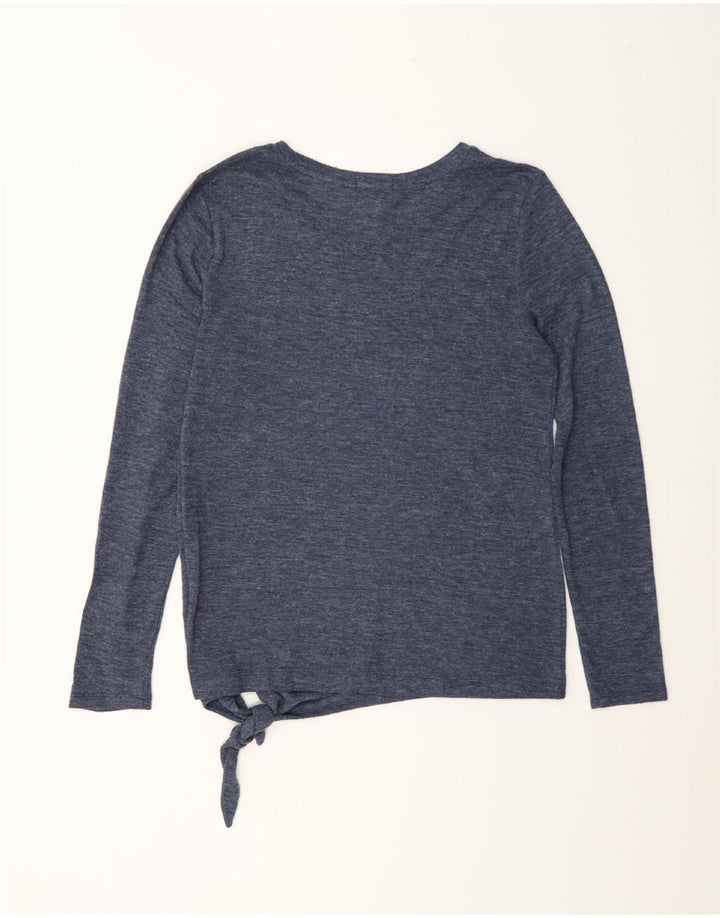 Damski top oversize Gap z długim rękawem, UK 10, mały, granatowy, poliester