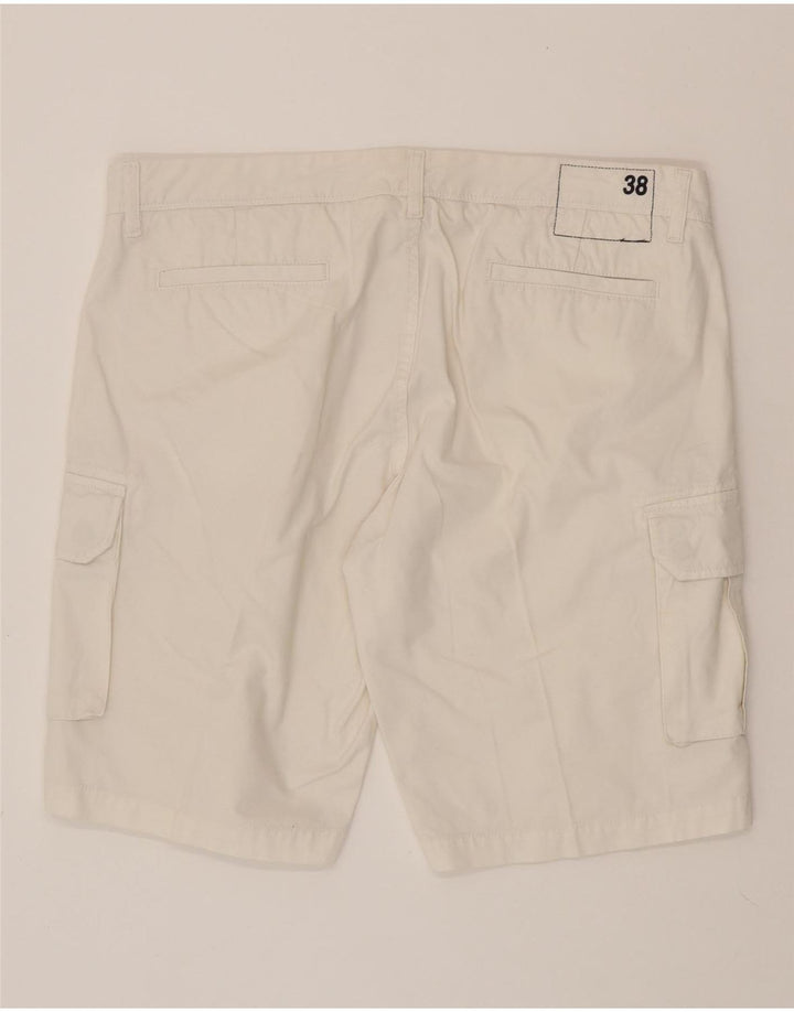 SUN68 Mens Cargo Shorts W38 XL White Cotton Vintage Sun68 and Second-Hand Sun68 from Messina Hembry 