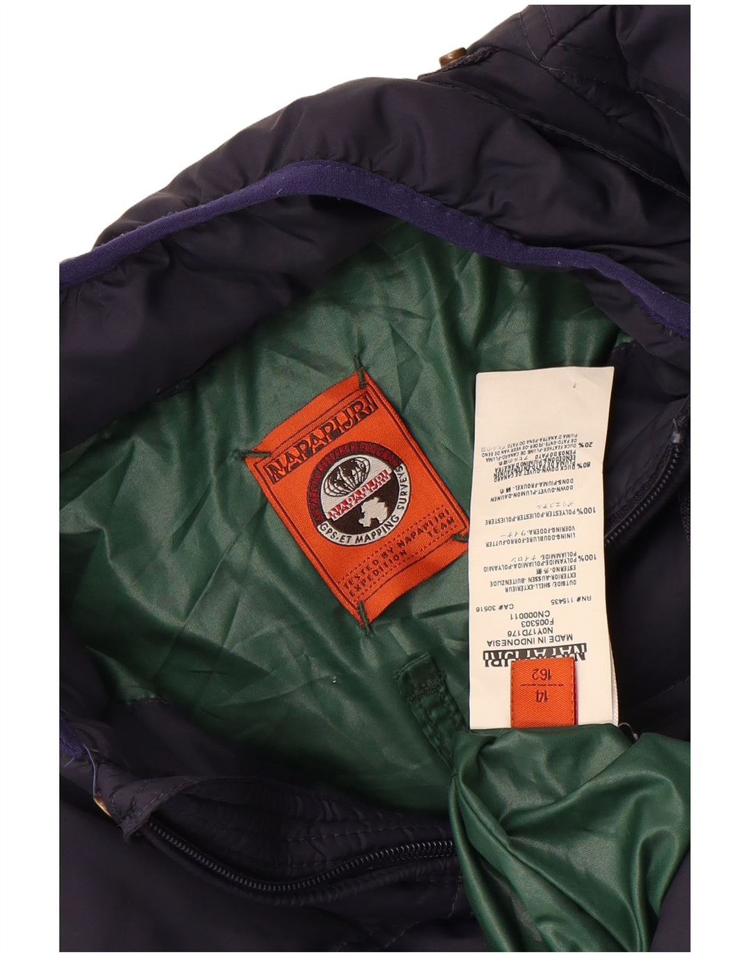 NAPAPIJRI Boys Padded Jacket 13-14 Years Navy Blue Polyamide