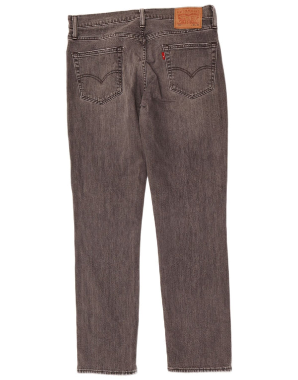 Męskie jeansy Levi's 511 Slim W33 L32 Szara bawełna