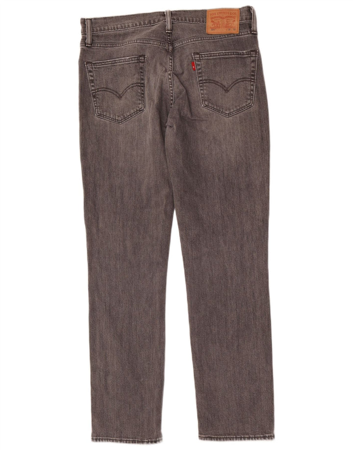 Męskie jeansy Levi's 511 Slim W33 L32 Szara bawełna