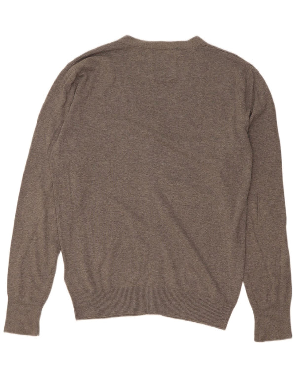 Diesel Męski sweter rozpinany XL, szara bawełna
