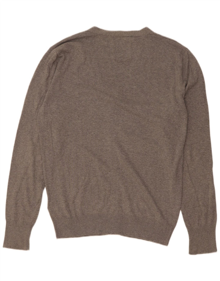 Diesel Męski sweter rozpinany XL, szara bawełna