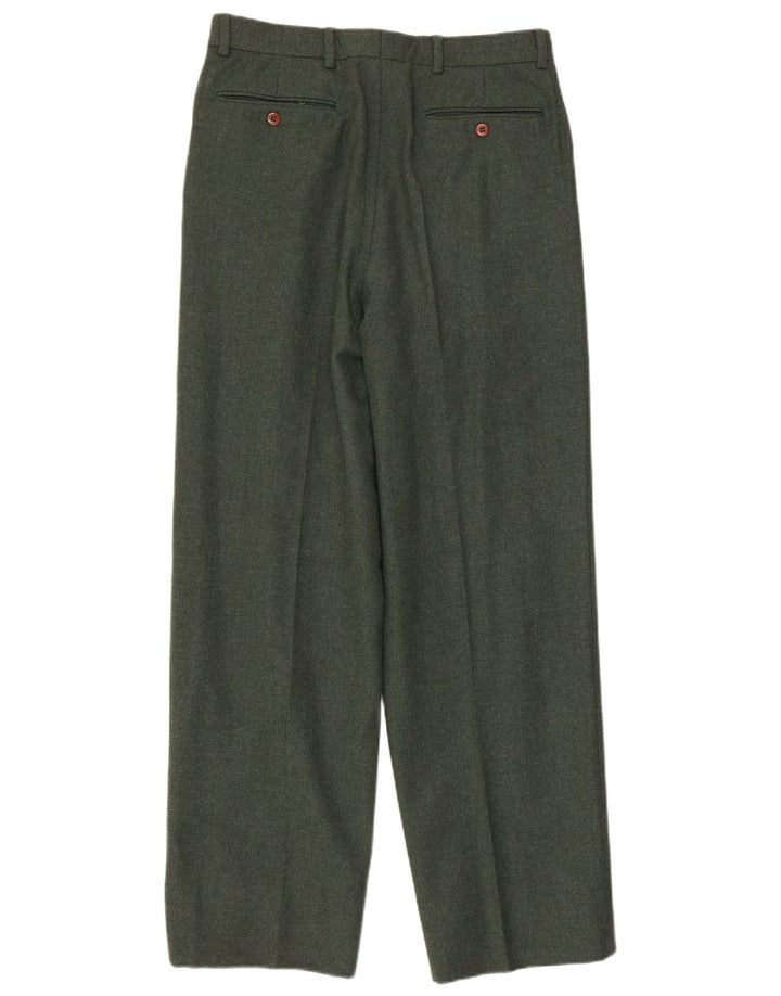 Męskie spodnie garniturowe Valentino IT 48 Medium W32 L31 Zielone
