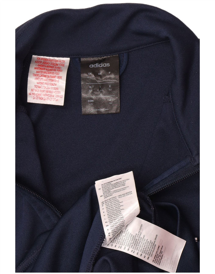 Adidas Chłopięca Climalite Dresowa Kurtka Top 13-14 Lat Granatowa Poliester