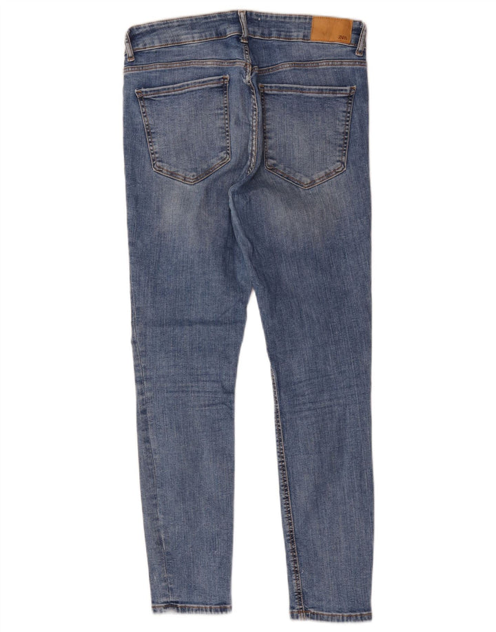 Damskie jeansy skinny Zara EU 40 Medium W30 L27 Niebieskie