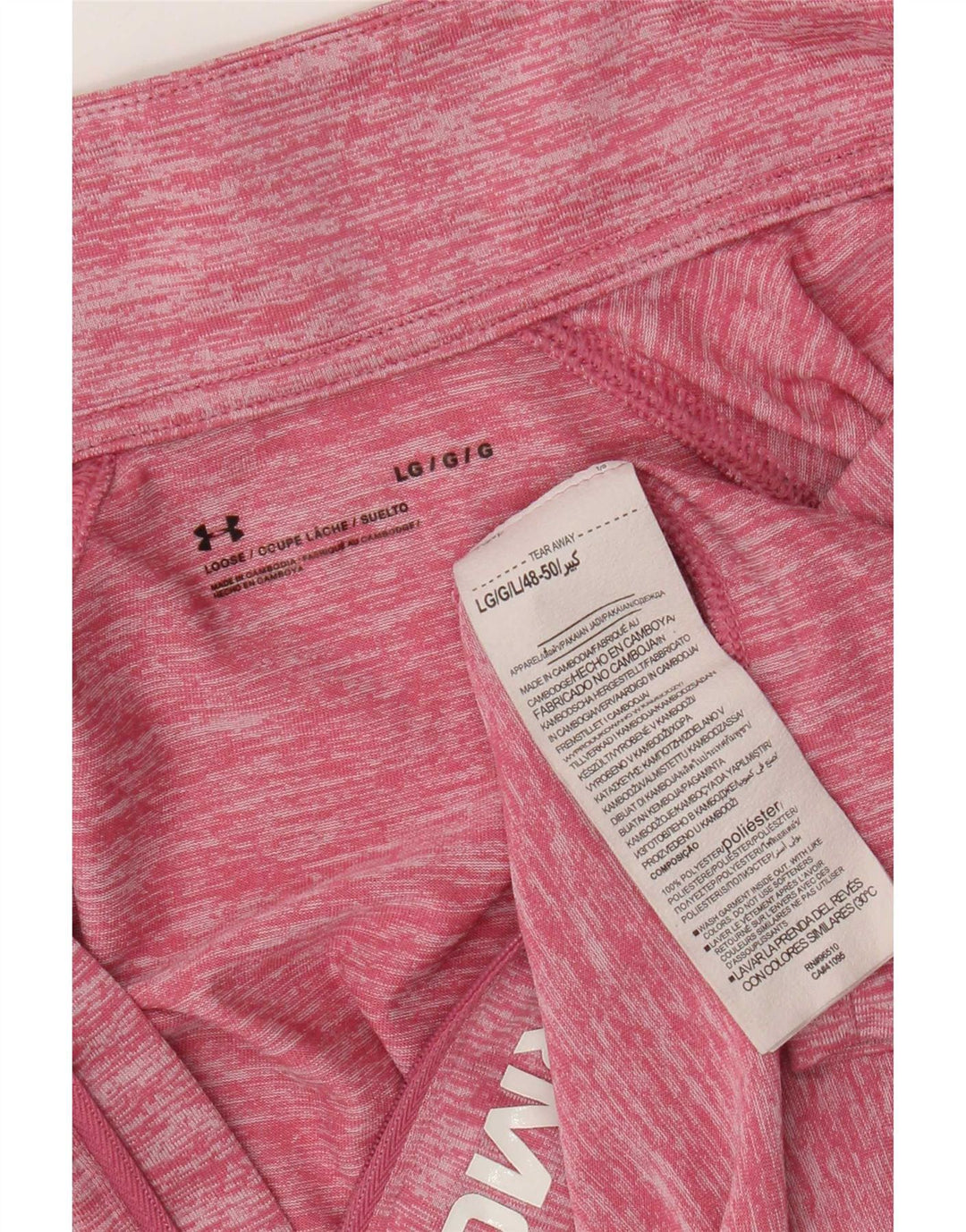 Damski dres Under Armour Graphic Pullover Top UK 14, duży, różowy, nakrapiany