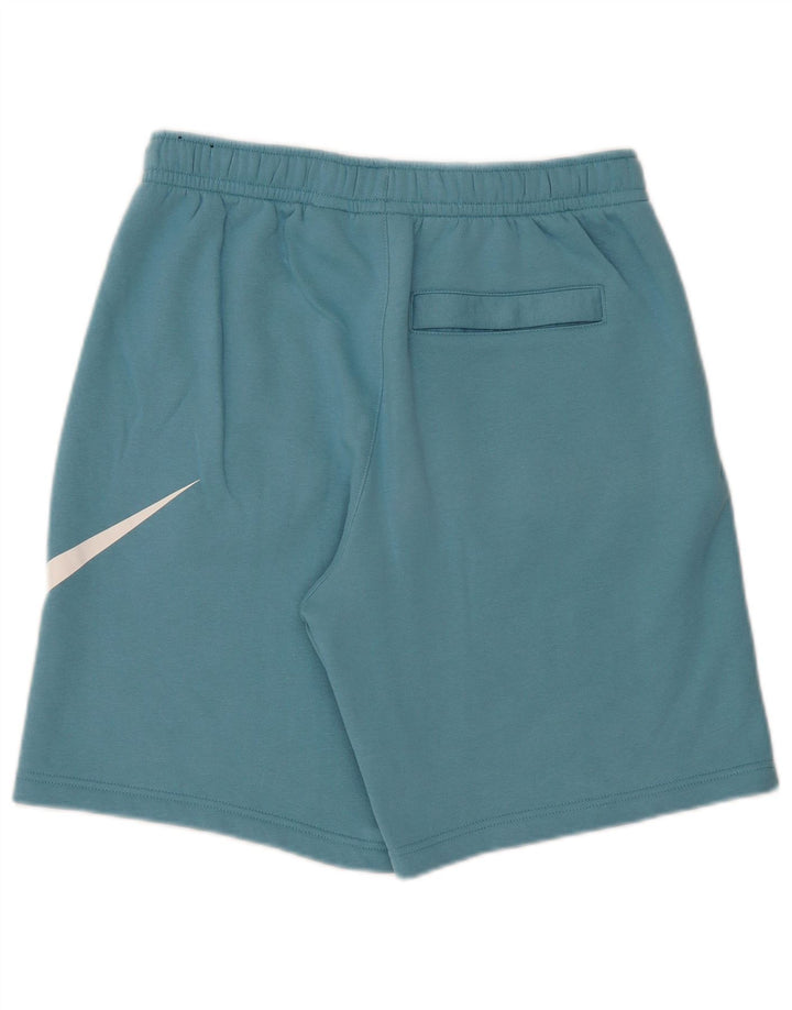 Męskie spodenki sportowe Nike Graphic, średnioniebieskie, bawełniane