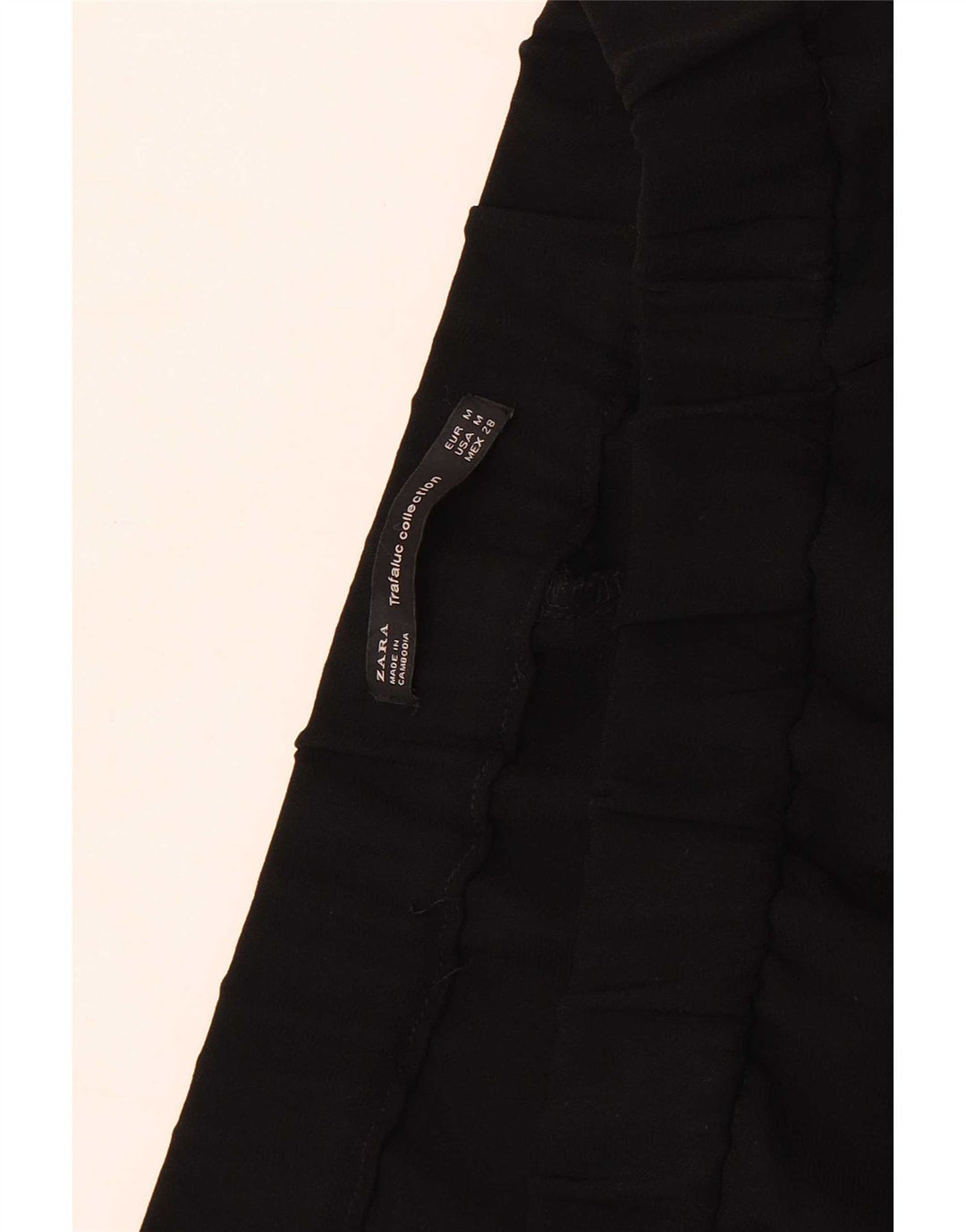 Spodnie damskie Zara Trafaluc Capri średnie W28 L19 czarne