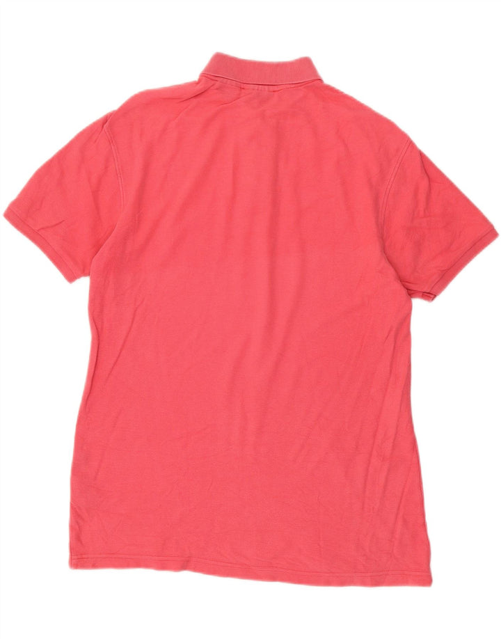 Męska koszulka polo FILA, mała, różowa, bawełniana