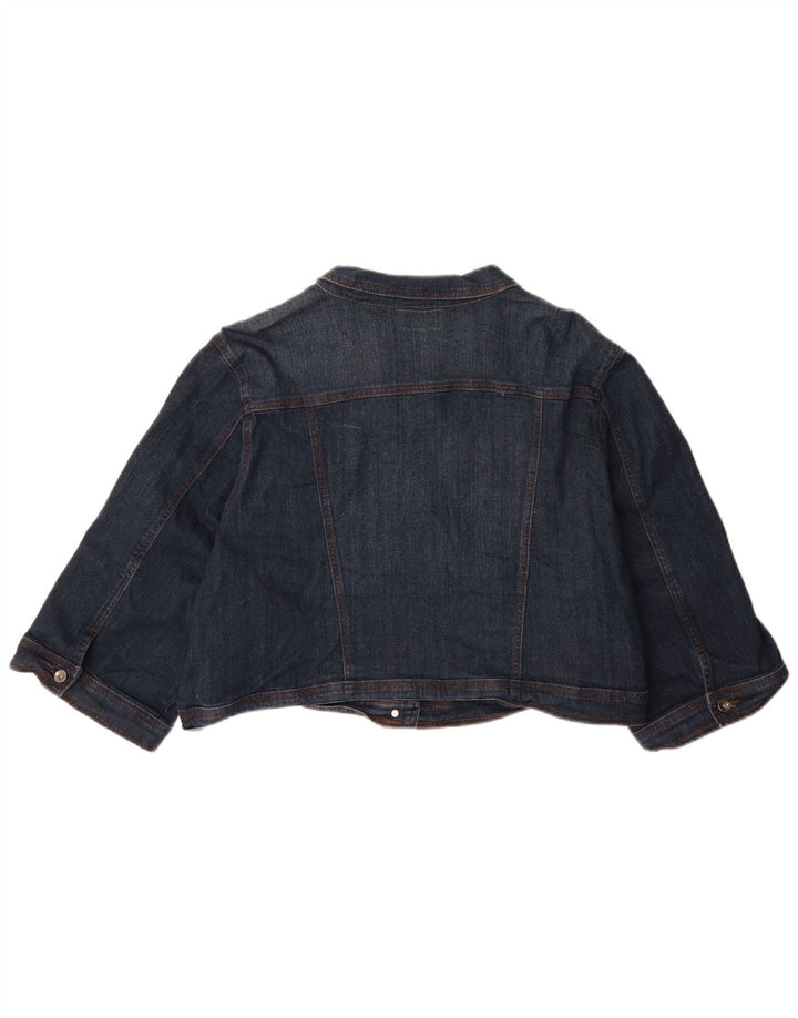 Damska kurtka dżinsowa Autograph UK 18 XL, granatowa, bawełniana