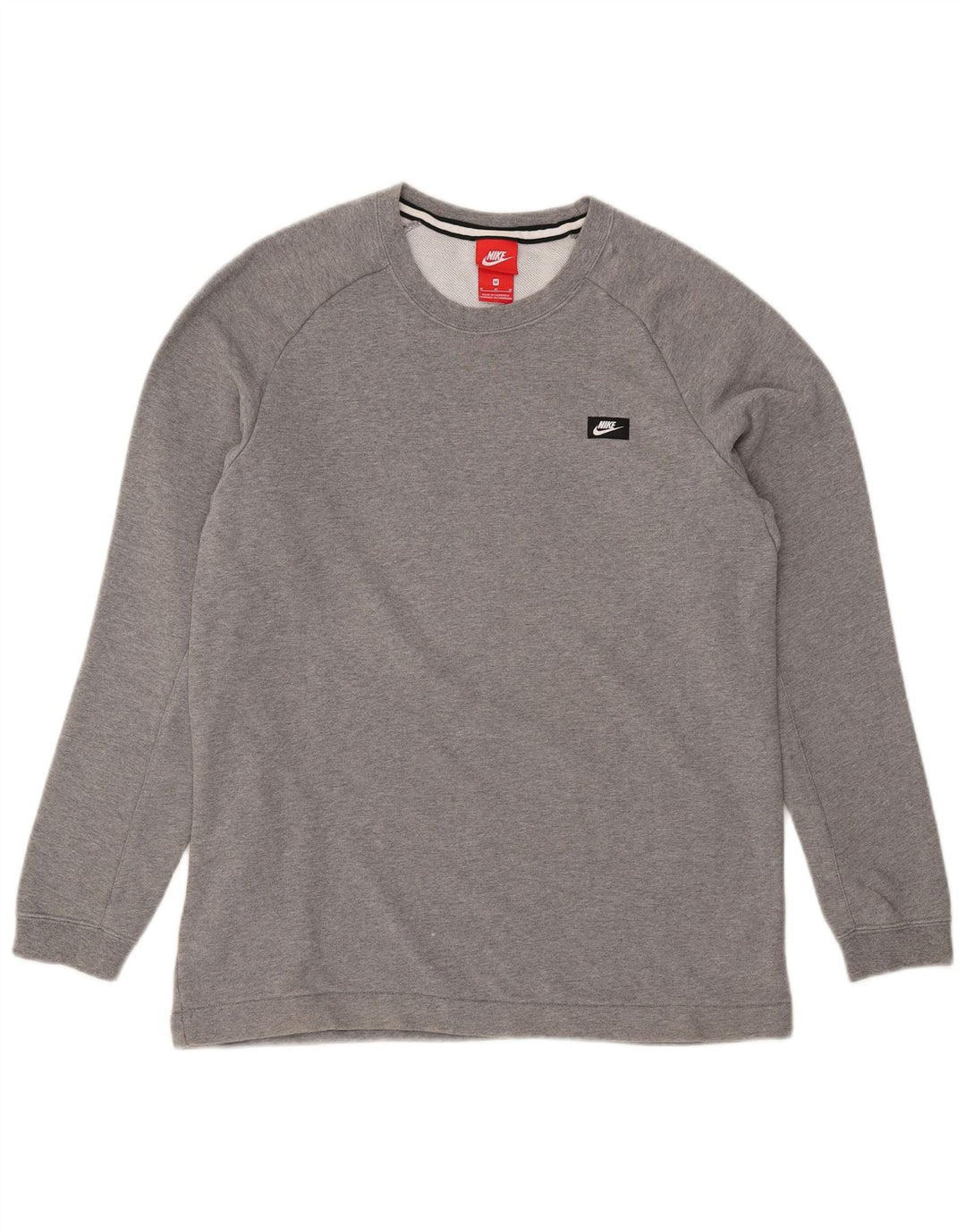 Męska bluza dresowa Nike, średnia, szara, bawełniana nakrapiana