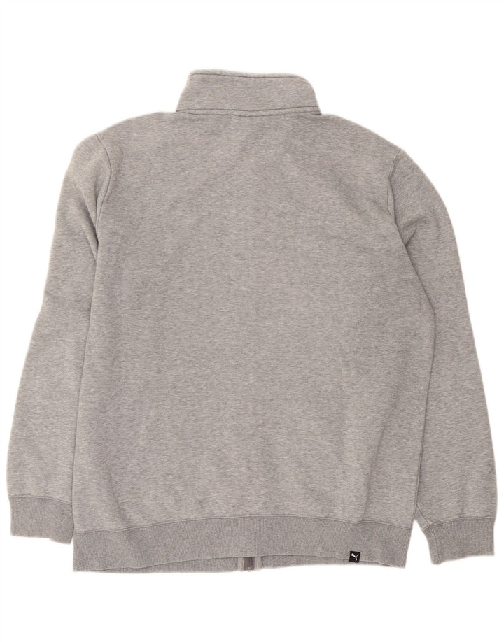 Męska kurtka dresowa Puma, duża, szara, nakrapiana bawełna