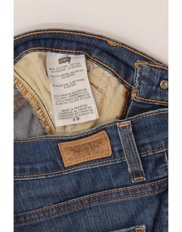 Jeansy Levi's Damskie 512 Idealnie wyszczuplające Bootcut US 8 Medium W30 L31 Niebieskie