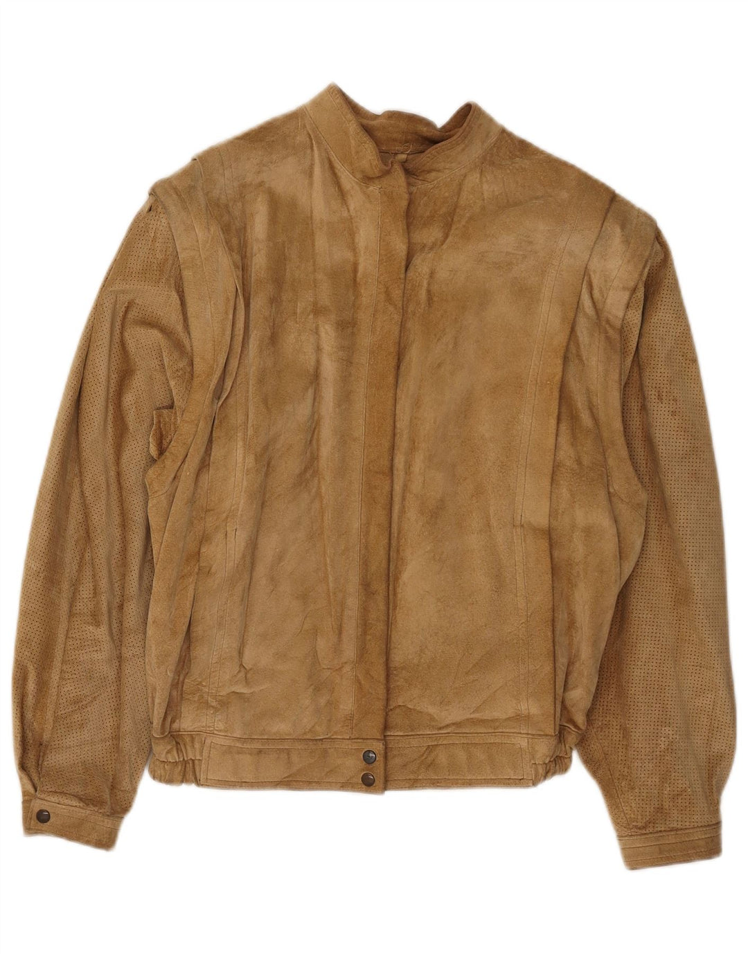 Zamszowa kurtka damska Skinni IT 48 XL w kolorze beżowym