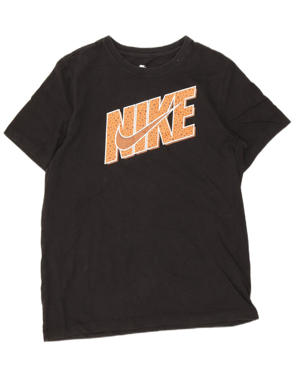 Nike Mens Graphic T-Shirt Top Large Black Cotton