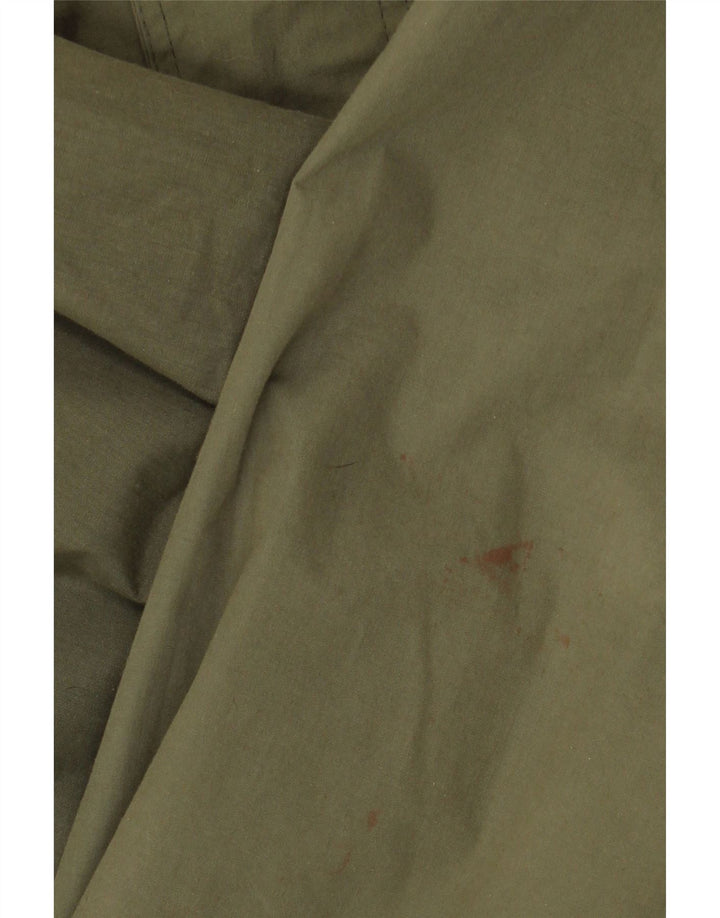 Męska kurtka użytkowa z kapturem VINTAGE UK 38, średni khaki, poliester