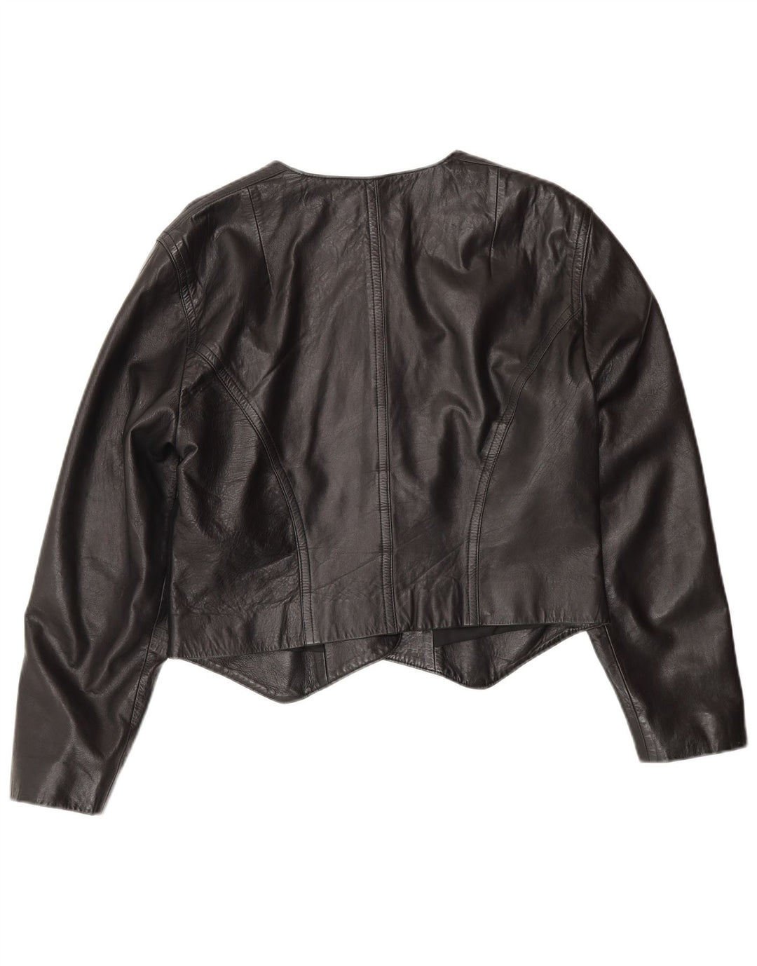 Kurtka damska BOGNER Crop Leather UK 14 Średnia Czarna