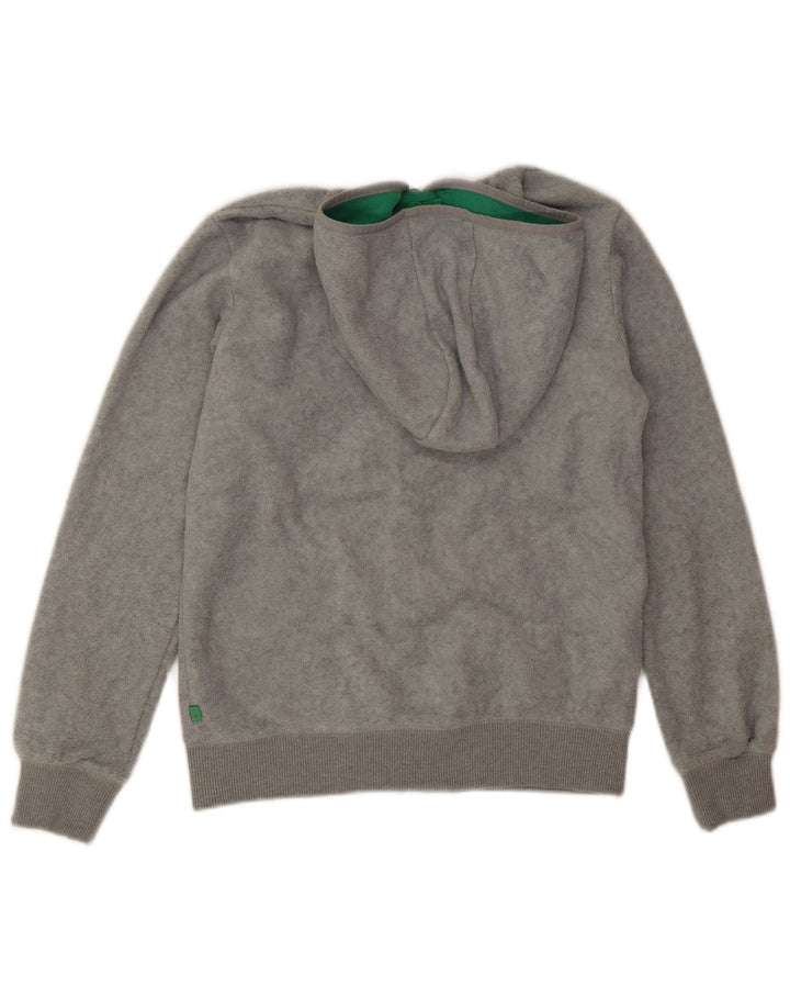 Chłopięca kurtka polarowa z kapturem Benetton 13-14 lat, 3XL, szary poliester
