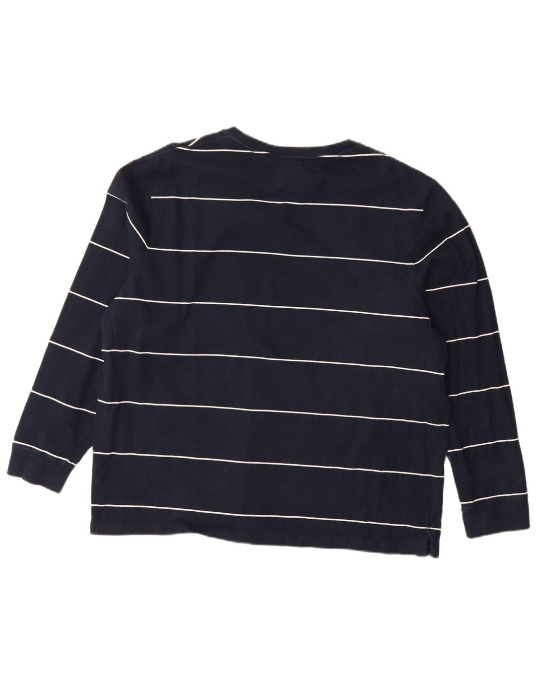 MARKS & SPENCER Męski top z długim rękawem 2XL, bawełniany w granatowe paski