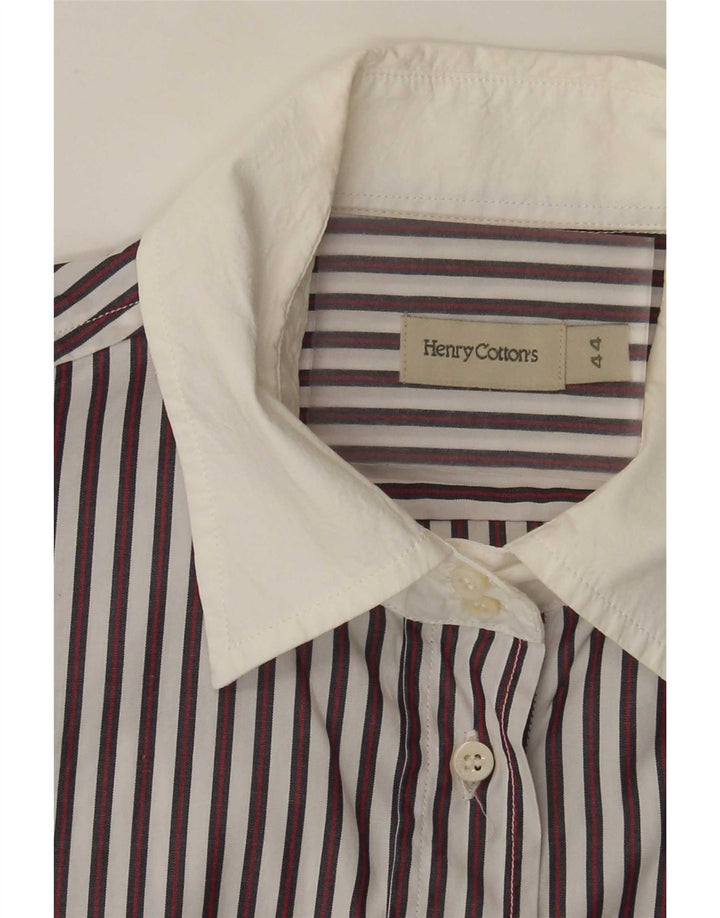 Henry Cottons Koszula damska IT 44 Medium White Pinstripe