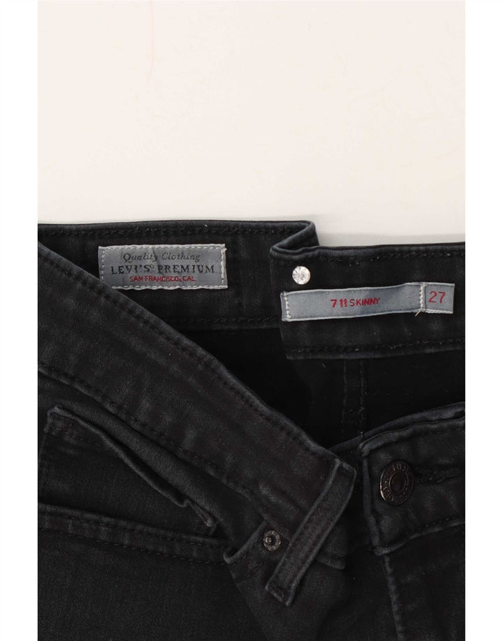 Damskie jeansy Levi's 711 Skinny W27 L30 Granatowe