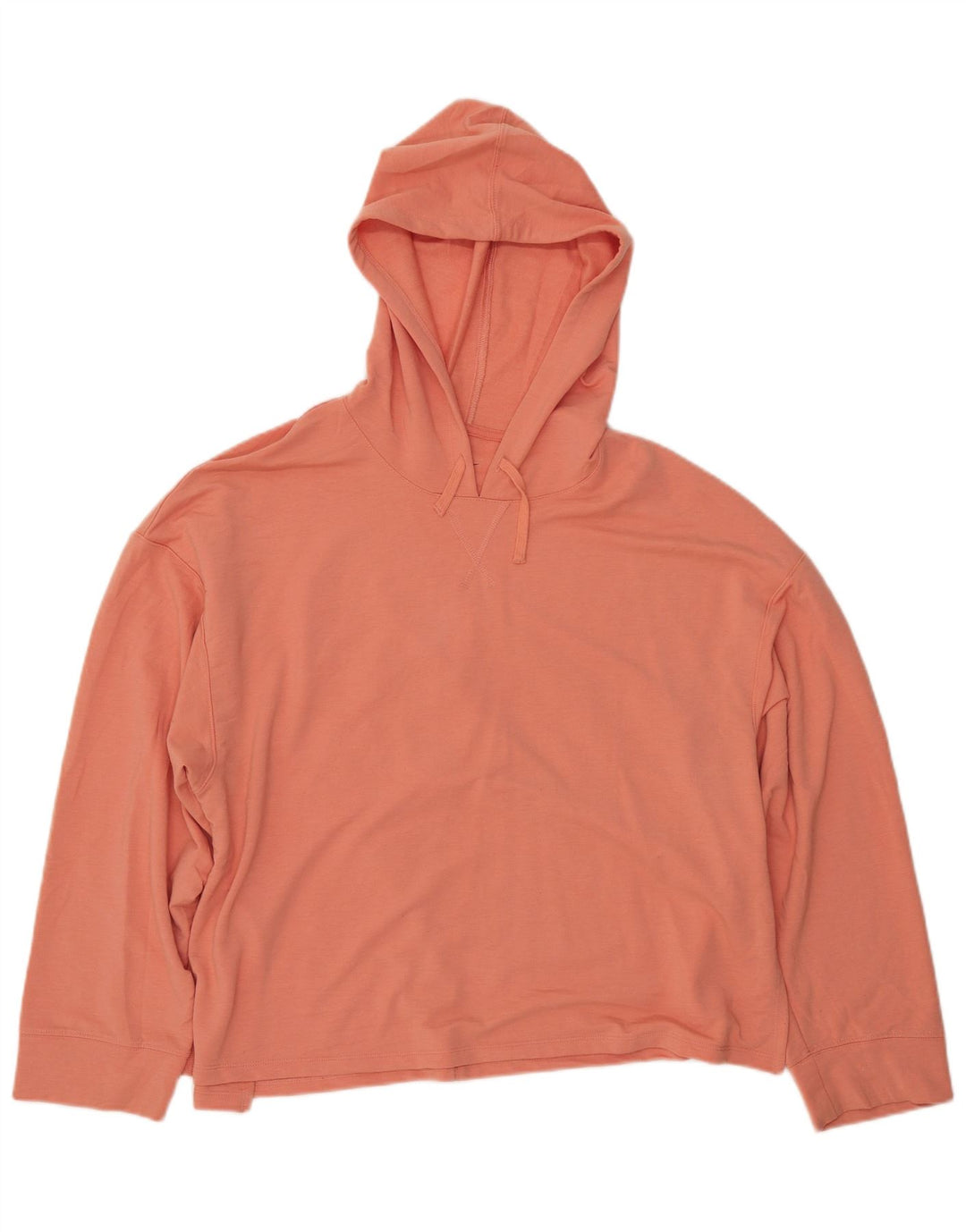 Damski sweter oversize z kapturem Nike Dri Fit UK 16, duży, pomarańczowy poliester