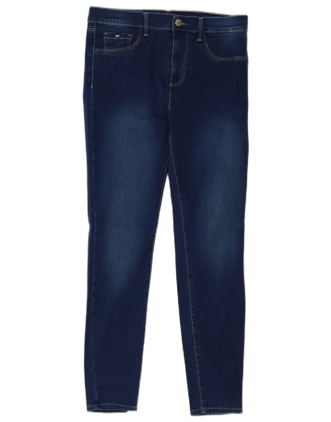 Damskie jeansy skinny GAS W29 L28 granatowe
